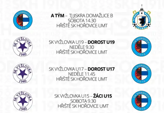 Rozpis zápasů 14. - 15. března